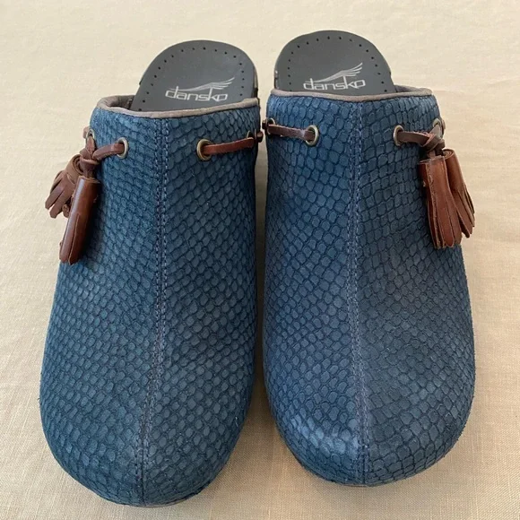 Dansko Shannon Mule Leather Snake Pattern - Picture 5 of 11